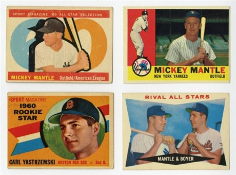 1960 Topps Baseball Complete Set of 572 Cards